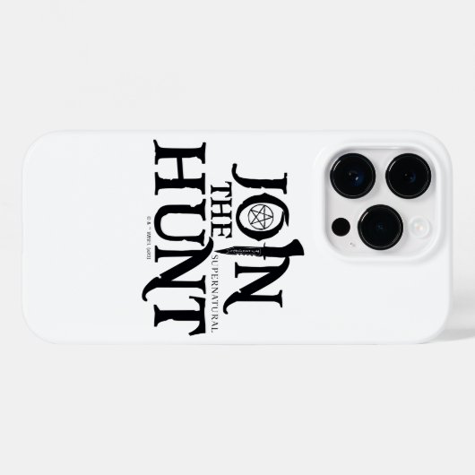 Supernatural "Join the Hunt" Case-Mate iPhone Hülle (Rückseite (Horizontal))