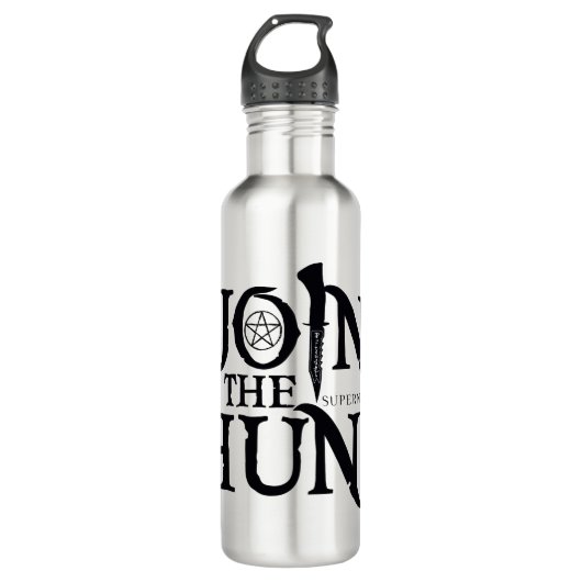 Supernatural "Join the Hunt" Edelstahlflasche (Vorderseite)
