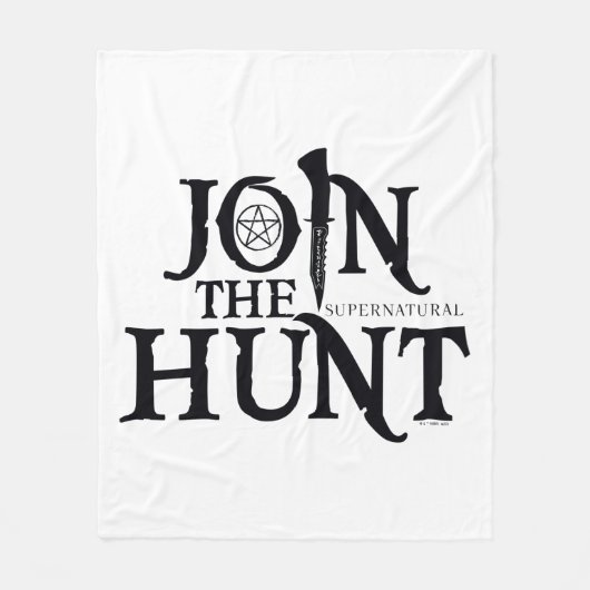 Supernatural "Join the Hunt" Fleecedecke (Vorderseite)