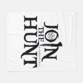 Supernatural "Join the Hunt" Fleecedecke (Vorderseite (Horizontal))