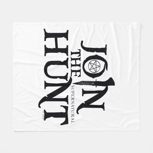 Supernatural "Join the Hunt" Fleecedecke (Vorderseite (Horizontal))