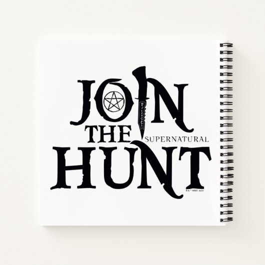 Supernatural "Join the Hunt" Notizblock (Rückseite)