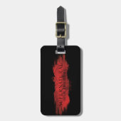 Supernatural "Join the Hunt" Red Splash Gepäckanhänger (Vorderseite vertikal)
