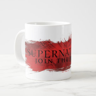 Supernatural "Join the Hunt" Red Splash Jumbo-Tasse