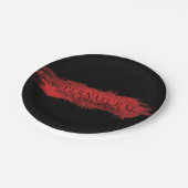Supernatural "Join the Hunt" Red Splash Pappteller (Schrägansicht)