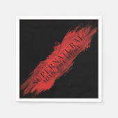 Supernatural "Join the Hunt" Red Splash Serviette (Vorderseite)