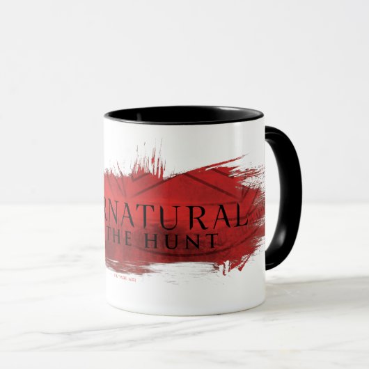 Supernatural "Join the Hunt" Red Splash Tasse (VorderseiteRechts)