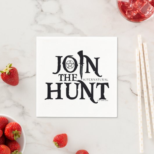 Supernatural "Join the Hunt" Serviette (Beispiel)