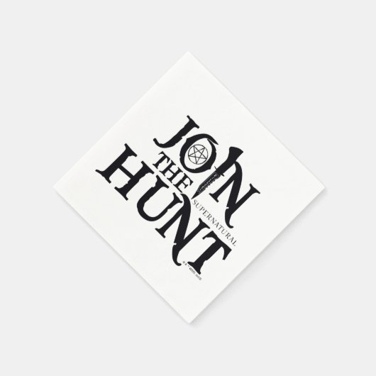 Supernatural "Join the Hunt" Serviette (Ecke)