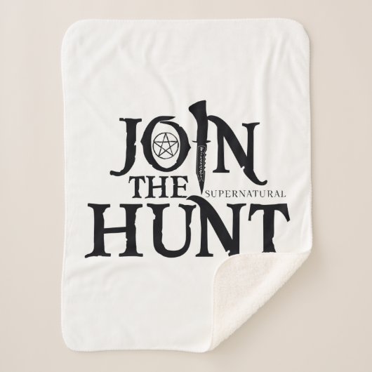 Supernatural "Join the Hunt" Sherpadecke (Vorderseite)