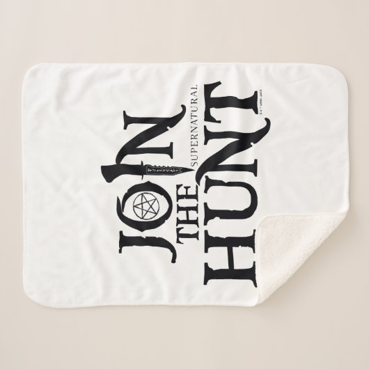 Supernatural "Join the Hunt" Sherpadecke (Vorderseite (Horizontal))