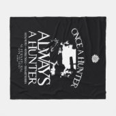 Supernatural "Once a Junter, Always a Hunter" Fleecedecke (Vorderseite (Horizontal))