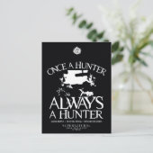 Supernatural "Once a Junter, Always a Hunter" Postkarte (Stehend Vorderseite)