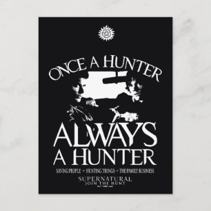 Supernatural "Once a Junter, Always a Hunter" Postkarte