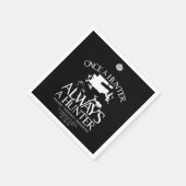 Supernatural "Once a Junter, Always a Hunter" Serviette (Ecke)