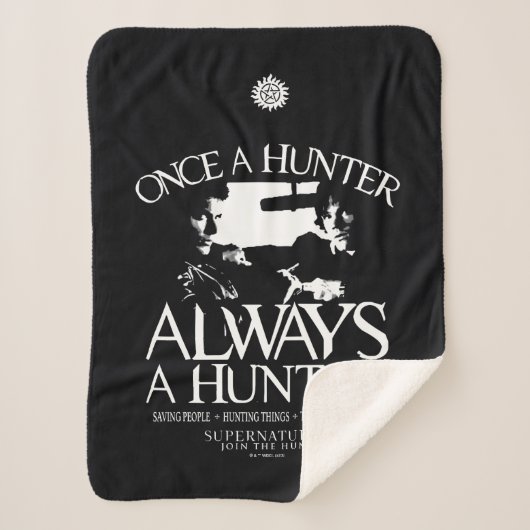Supernatural "Once a Junter, Always a Hunter" Sherpadecke (Vorderseite)