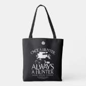 Supernatural "Once a Junter, Always a Hunter" Tasche (Rückseite)