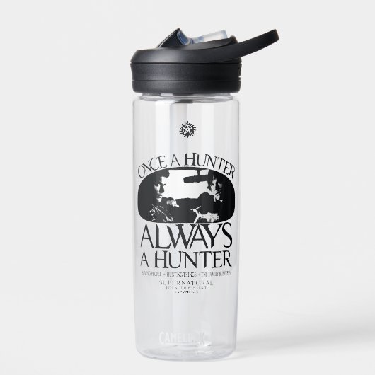 Supernatural "Once a Junter, Always a Hunter" Trinkflasche (Links)