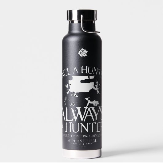 Supernatural "Once a Junter, Always a Hunter" Trinkflasche (Links)