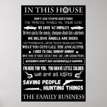 Supernatural Poster: Treten Sie ein in die Welt de