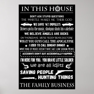 Supernatural Poster: Treten Sie ein in die Welt de Poster