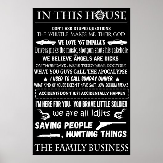 Supernatural Poster: Treten Sie ein in die Welt de Poster (Vorne)