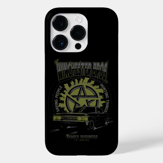 Supernatural "The Winchester Bros" Car Graphic Case-Mate iPhone Hülle (Rückseite)