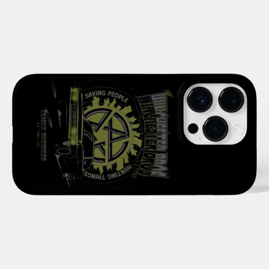 Supernatural "The Winchester Bros" Car Graphic Case-Mate iPhone Hülle (Rückseite (Horizontal))