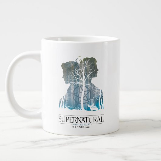 Supernatural Winchester Bros Forest Graphic Jumbo-Tasse (Links)