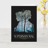 Supernatural Winchester Bros Forest Graphic Karte (Gelbe Blume)