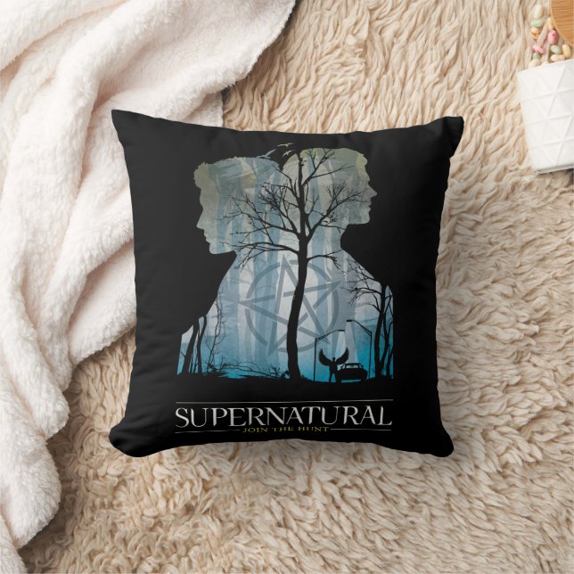 Supernatural Winchester Bros Forest Graphic Kissen (Decke)