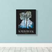 Supernatural Winchester Bros Forest Graphic Leinwanddruck (Insitu (Holzboden))