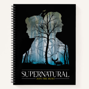 Supernatural Winchester Bros Forest Graphic Notizblock