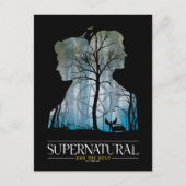 Supernatural Winchester Bros Forest Graphic Postkarte (Vorderseite)