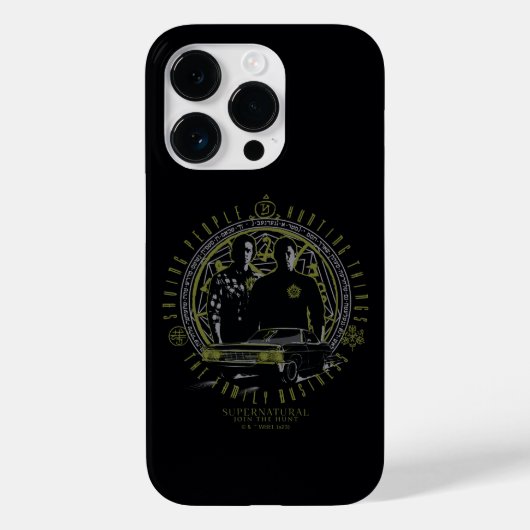 Supernatural Winchester Brothers Family Business Case-Mate iPhone Hülle (Rückseite)