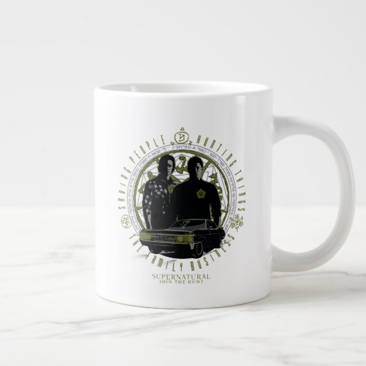 Supernatural Winchester Brothers Family Business Jumbo-Tasse (Rechts)