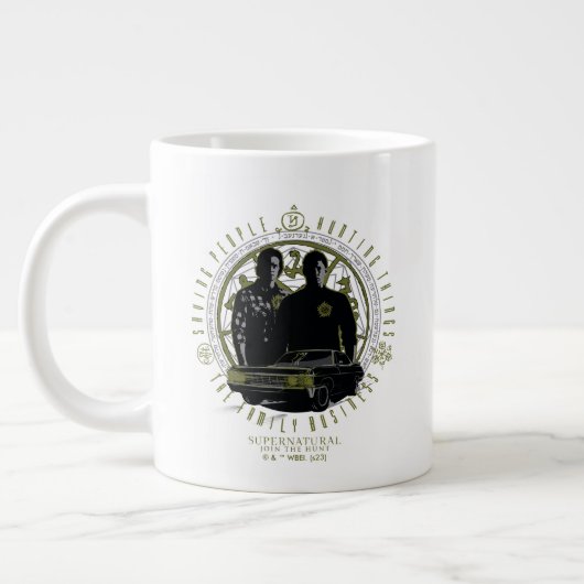 Supernatural Winchester Brothers Family Business Jumbo-Tasse (Links)