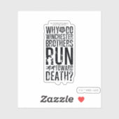 Supernatural Winchester Brothers Quote Aufkleber (Blatt)