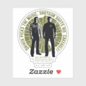 Supernatural Winchester Brothers "Shotgun" Aufkleber (Blatt)