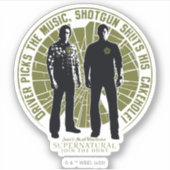 Supernatural Winchester Brothers "Shotgun" Aufkleber (Vorderseite)