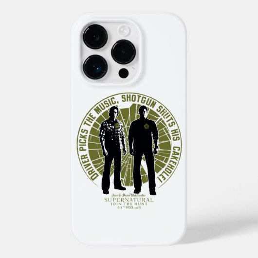 Supernatural Winchester Brothers "Shotgun" Case-Mate iPhone Hülle (Rückseite)