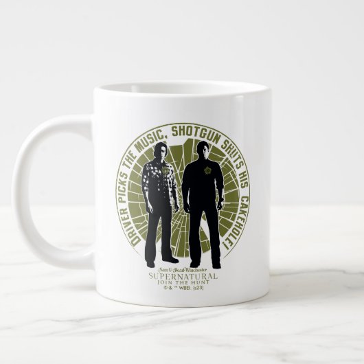 Supernatural Winchester Brothers "Shotgun" Jumbo-Tasse (Links)