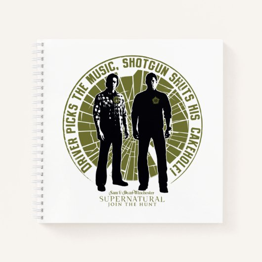 Supernatural Winchester Brothers "Shotgun" Notizblock (Vorderseite)