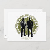 Supernatural Winchester Brothers "Shotgun" Postkarte (Vorne/Hinten)