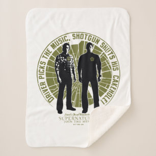 Supernatural Winchester Brothers "Shotgun" Sherpadecke