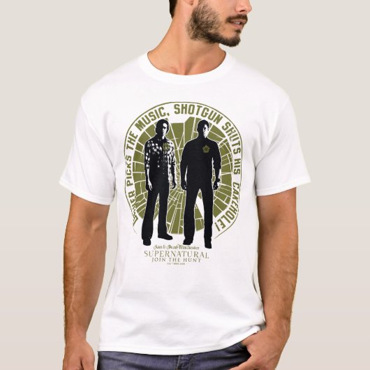 Supernatural Winchester Brothers "Shotgun" T-Shirt (Vorderseite)
