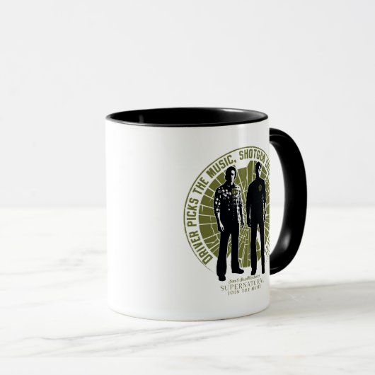 Supernatural Winchester Brothers "Shotgun" Tasse (VorderseiteRechts)