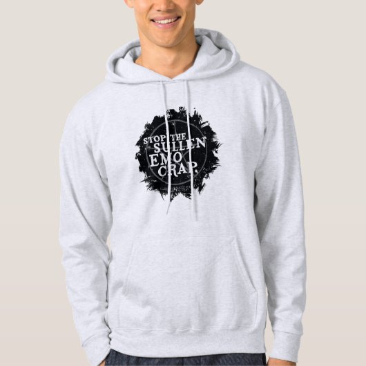 Supernatürliches "Emo"-Zitat Hoodie (Vorderseite)