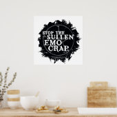Supernatürliches "Emo"-Zitat Poster (Küche)