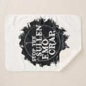 Supernatürliches "Emo"-Zitat Sherpadecke (Vorderseite (Horizontal))